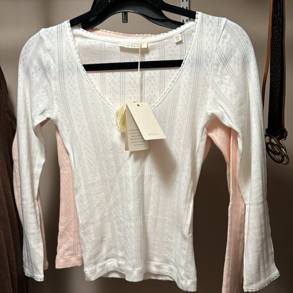 Doen Cilla Tee IN SALT QUELLE JOLIE POINTELLE size XS New with tags - Picture 4 of 4